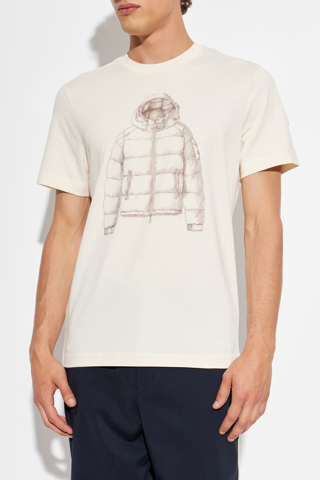 Moncler T-shirt with print | Men's | Vitkac
